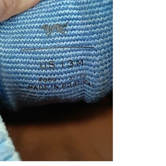 Wolf & Shepherd SwiftKnit Derby Mens 13 Blue Knit Hybrid Dress Sneaker - Picture 7 of 7